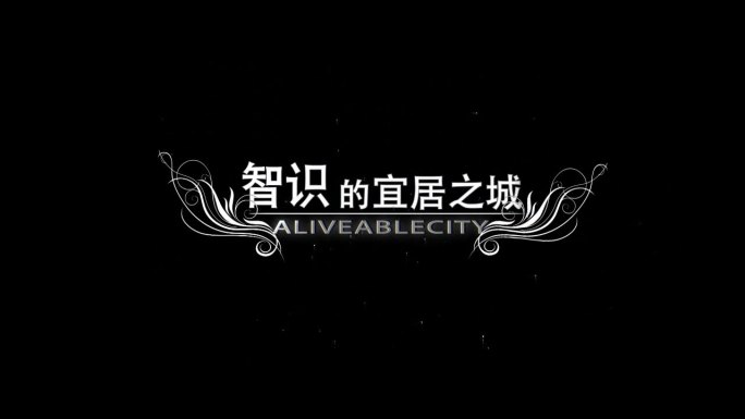 简单黑白文字模版