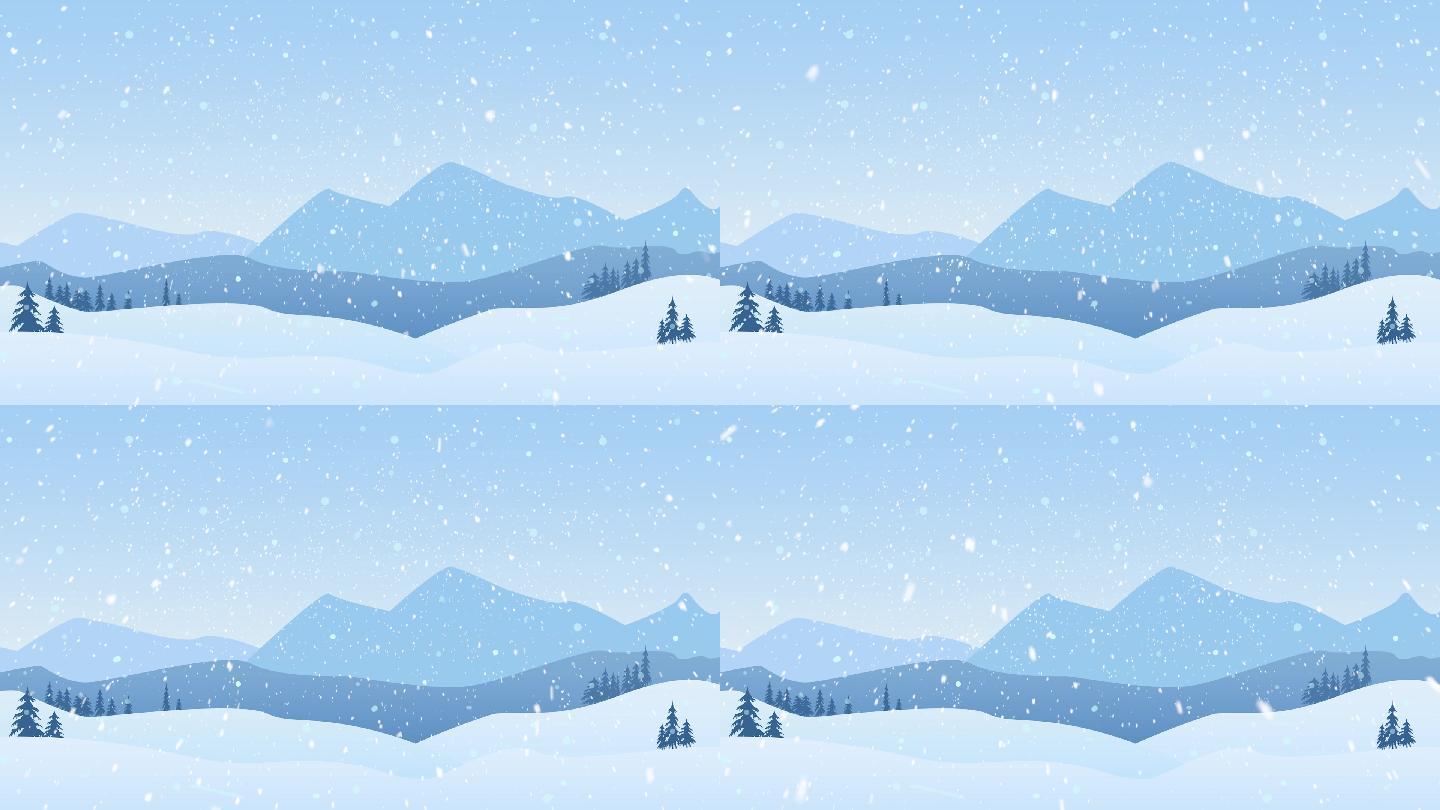 儿童节舞台剧情景剧冰雪世界led背景视频 19x1080 高清视频素材下载 编号 舞台背景 Vj师网www Vjshi Com