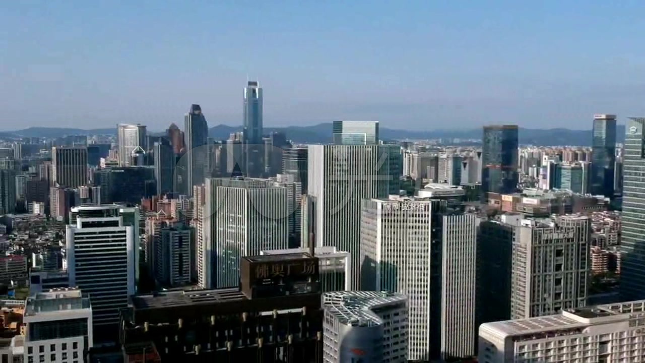 广州 珠江新城 航拍 高楼 大厦 建筑 景观