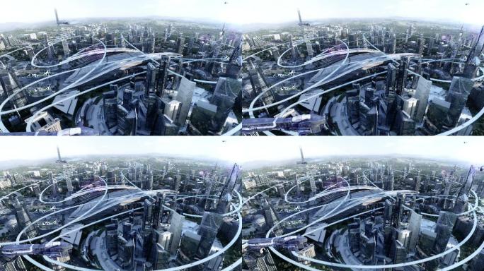 未来科技智能交通城市1