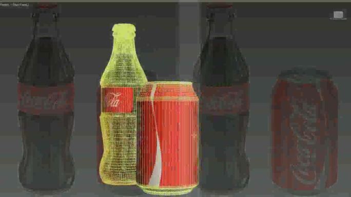 可乐瓶模型