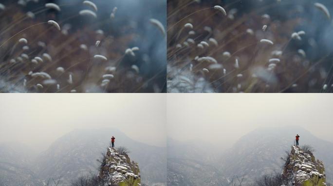 北京的雪唯美雪景雪山实拍高清4K