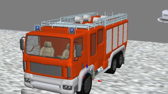 消防车-max源文件（带材质贴图）