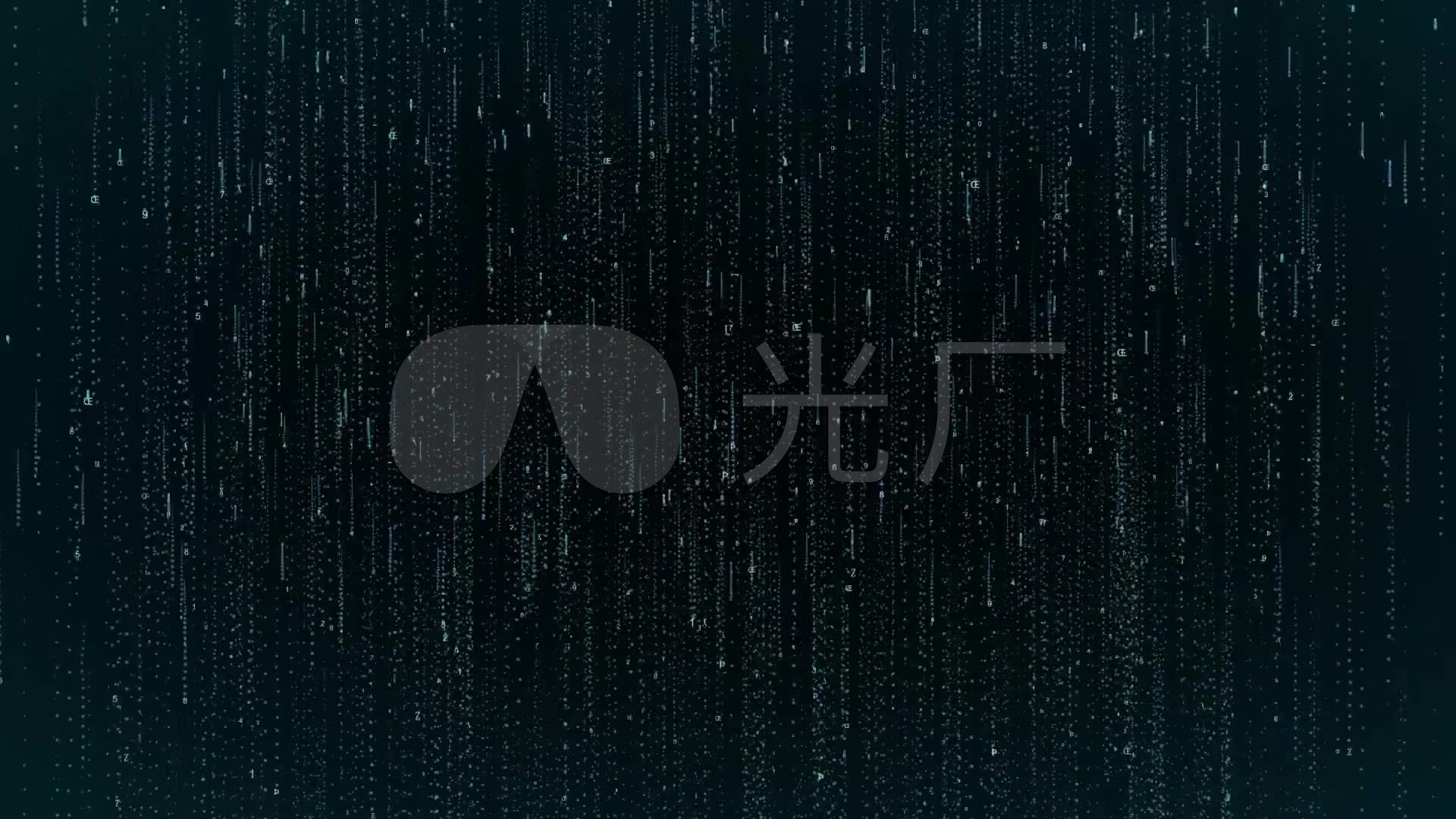 4K矩阵雨代码_1920X1080_高清视频素材下载