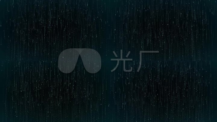 4K矩阵雨代码_1920X1080_高清视频素材下载