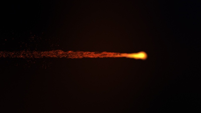 大气火花粒子移动爆发