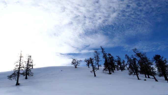 雪山延时