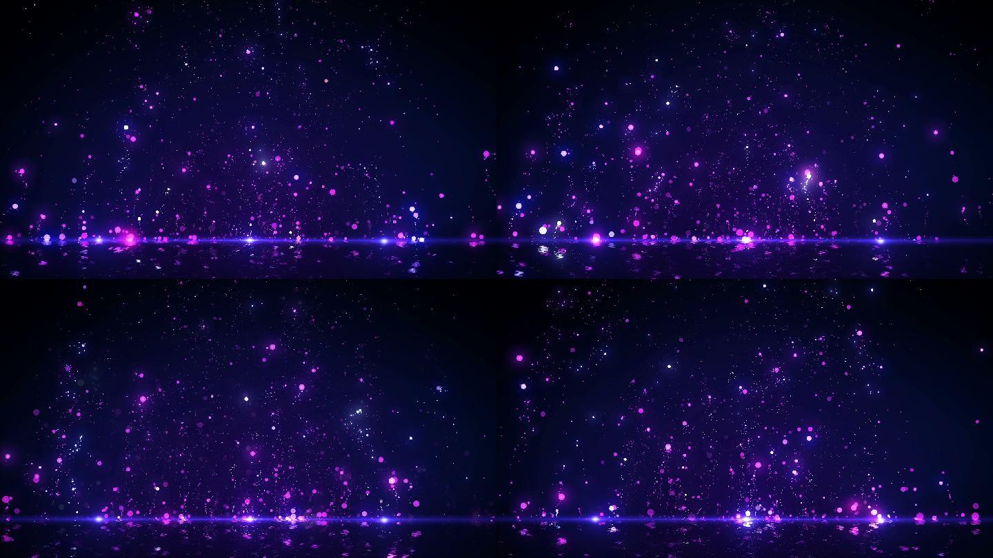 【原创】唯美浪漫爱情梦幻粉紫色粒子背景