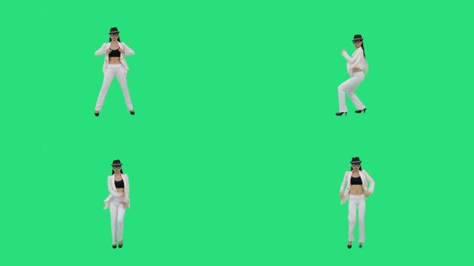 绿屏抠像舞蹈视频素材