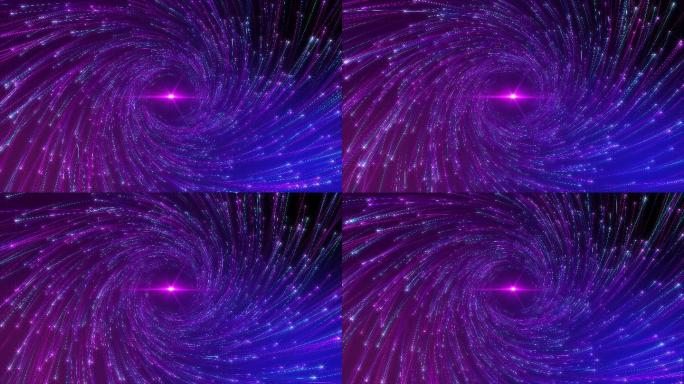 龙卷风星光星辰粒子光线循环