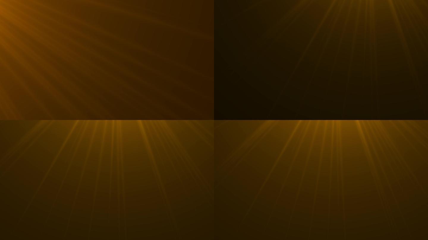 一组9个金色光效叠加素材合成视频