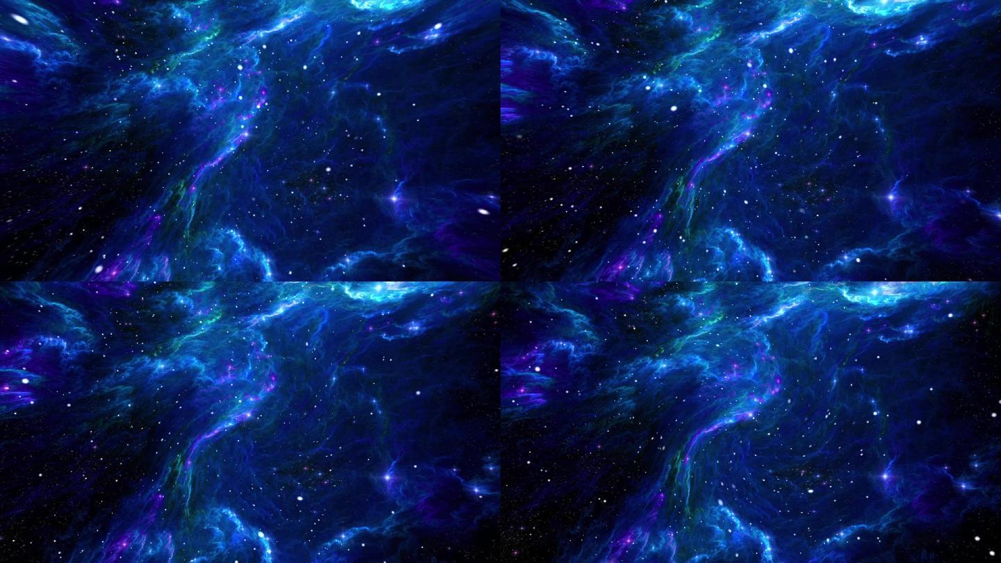 梦幻蓝色星云星空背景素材 19x1080 高清视频素材下载 编号 舞台背景 Vj师网www Vjshi Com