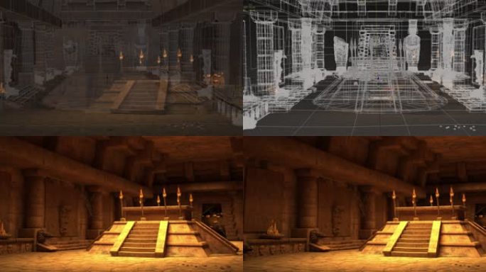 模型场景-埃及墓室-3dmax2016