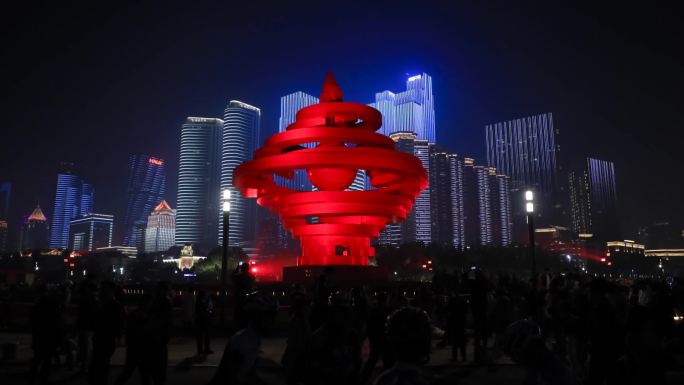 五月的风近景夜景