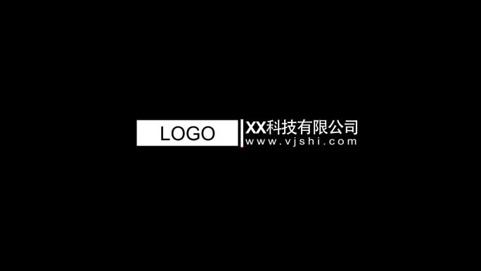 科技企业简洁片头出字LOGOAE模版