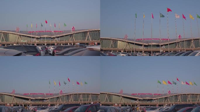 济南遥墙机场标志牌示旗帜稳定器拍摄4