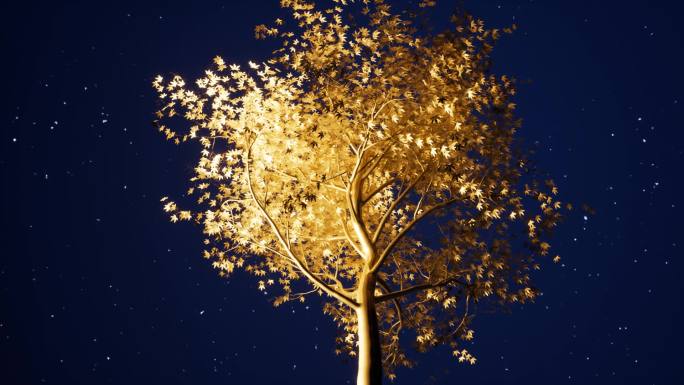 金色树
