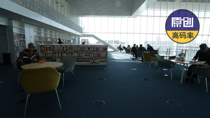 【原创】图书馆看书场景、读书学习的人