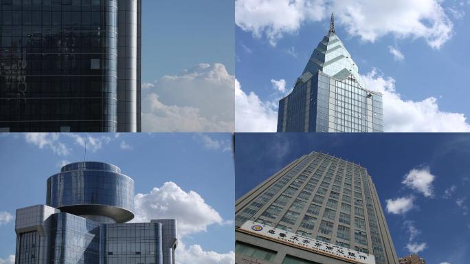 延时摄影：新疆乌鲁木齐城市代表性建筑