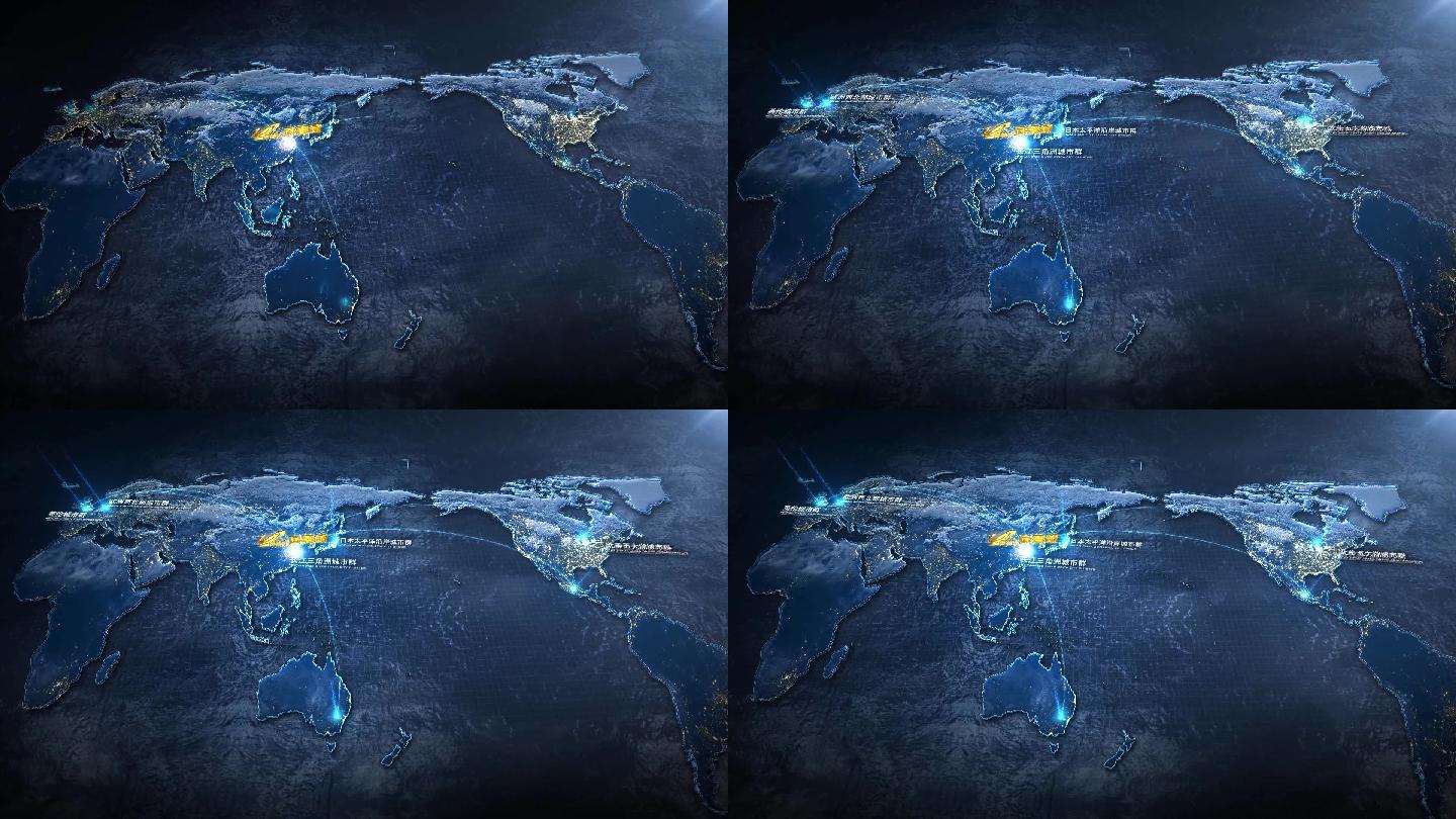 世界地图（很多细节，很酷炫的）