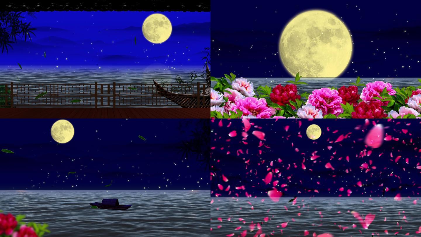 春江花月夜 19x1080 高清视频素材下载 编号 舞台背景 Vj师网www Vjshi Com
