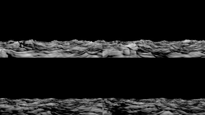 大海循环黑白用于置换贴图用