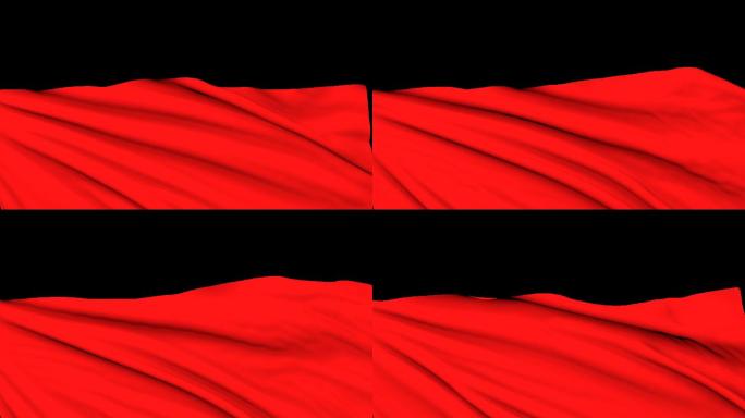 原创C4D红布遮罩无缝循环