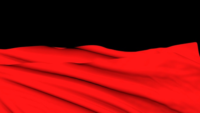 原创C4D两层红布遮罩无缝循环