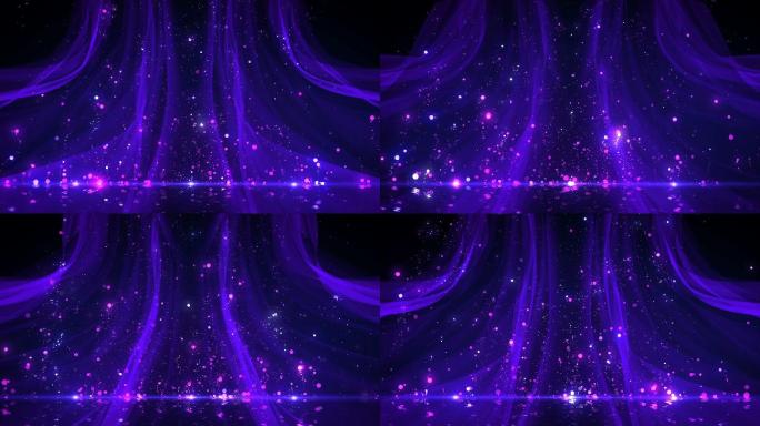 【原创】唯美浪漫梦幻粉紫色粒子绸子纱幔