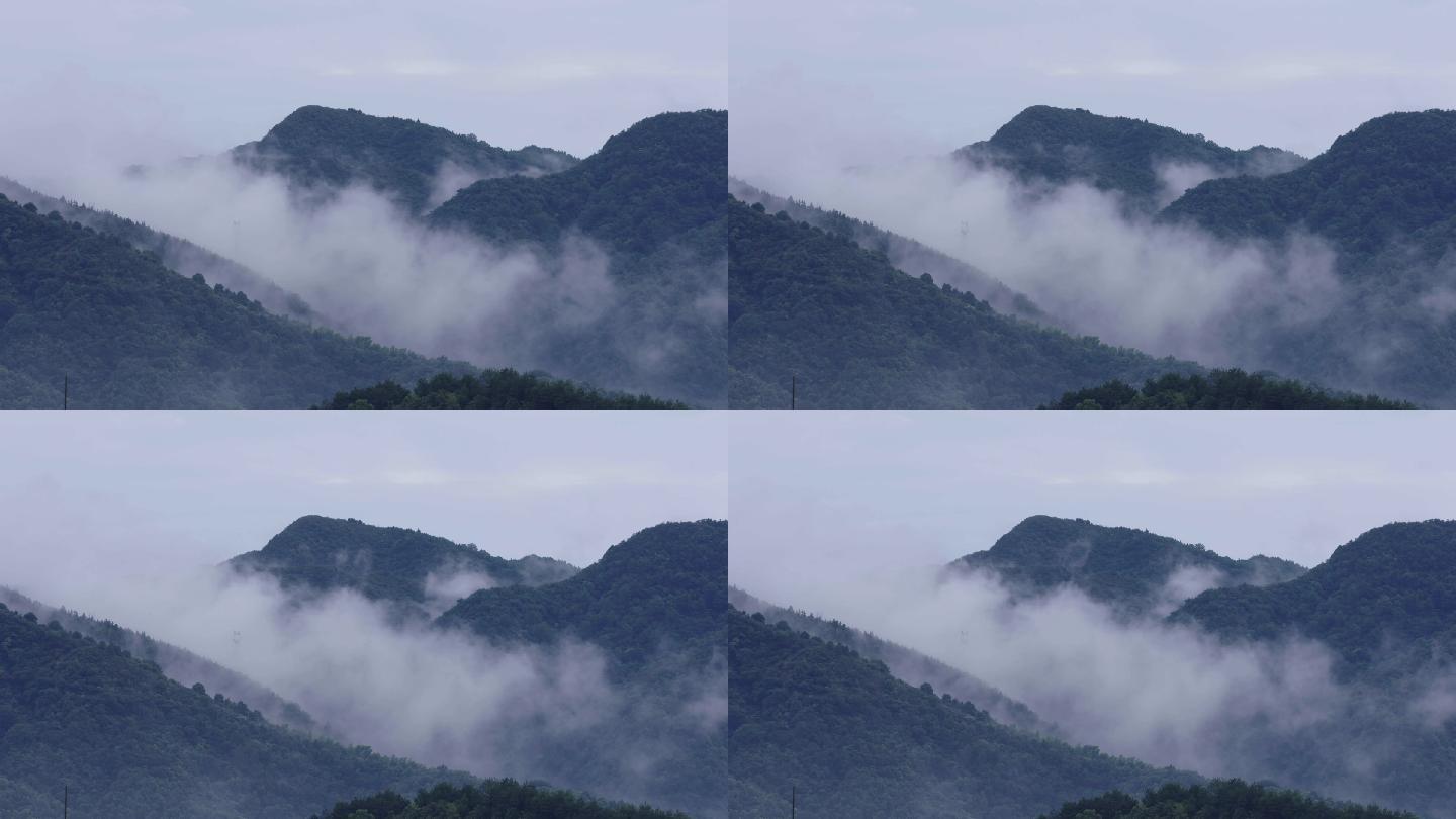 山间雾气升腾