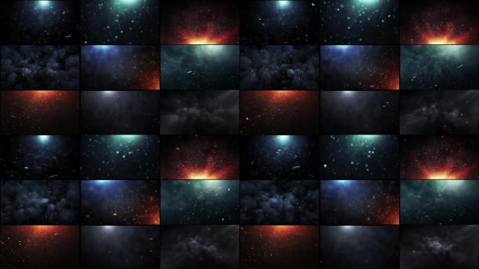 {视频素材包}11可循环火花粒子高清背景