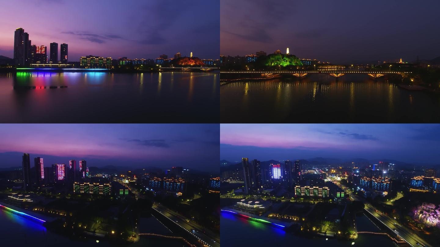增城航拍-丽江国际夜景