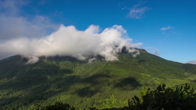 延时平天山风景