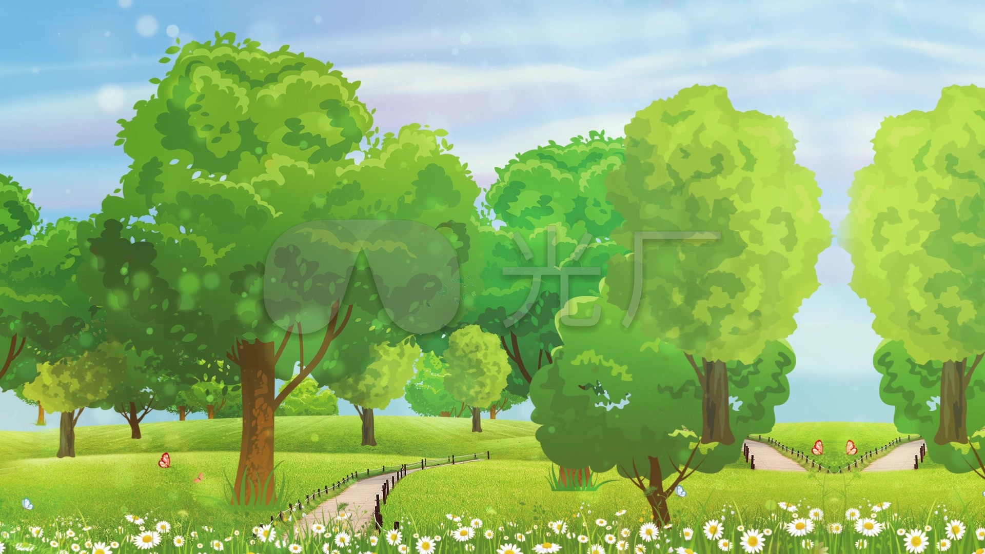 绿色森林树林矢量插画设计图__自然风光_自然景观_设计图库_昵图网nipic.com