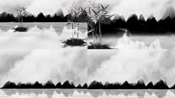 原创水墨中国风简约文字片头视频素材