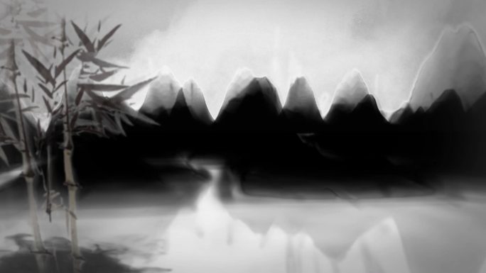 Vegas水墨中国风简约文字片头模板