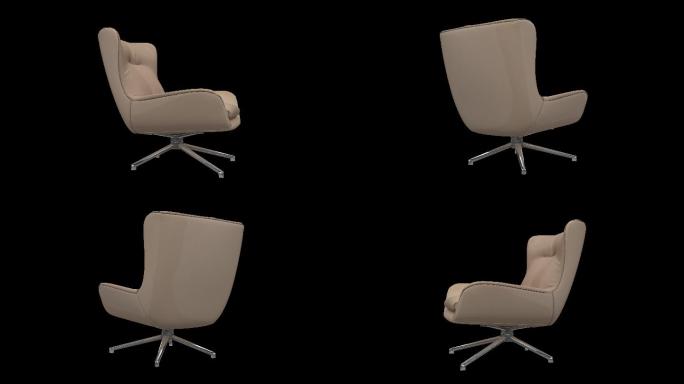 3D椅子旋转动画