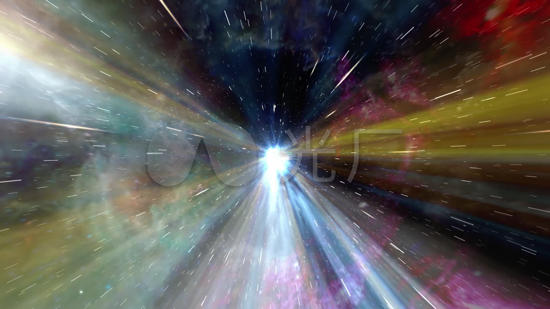 穿越虫洞穿越时空时光隧道科幻_1920x1080_高清视频素材下载(编号