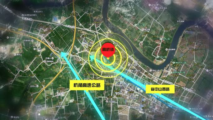 宁波市区域地图地标指示