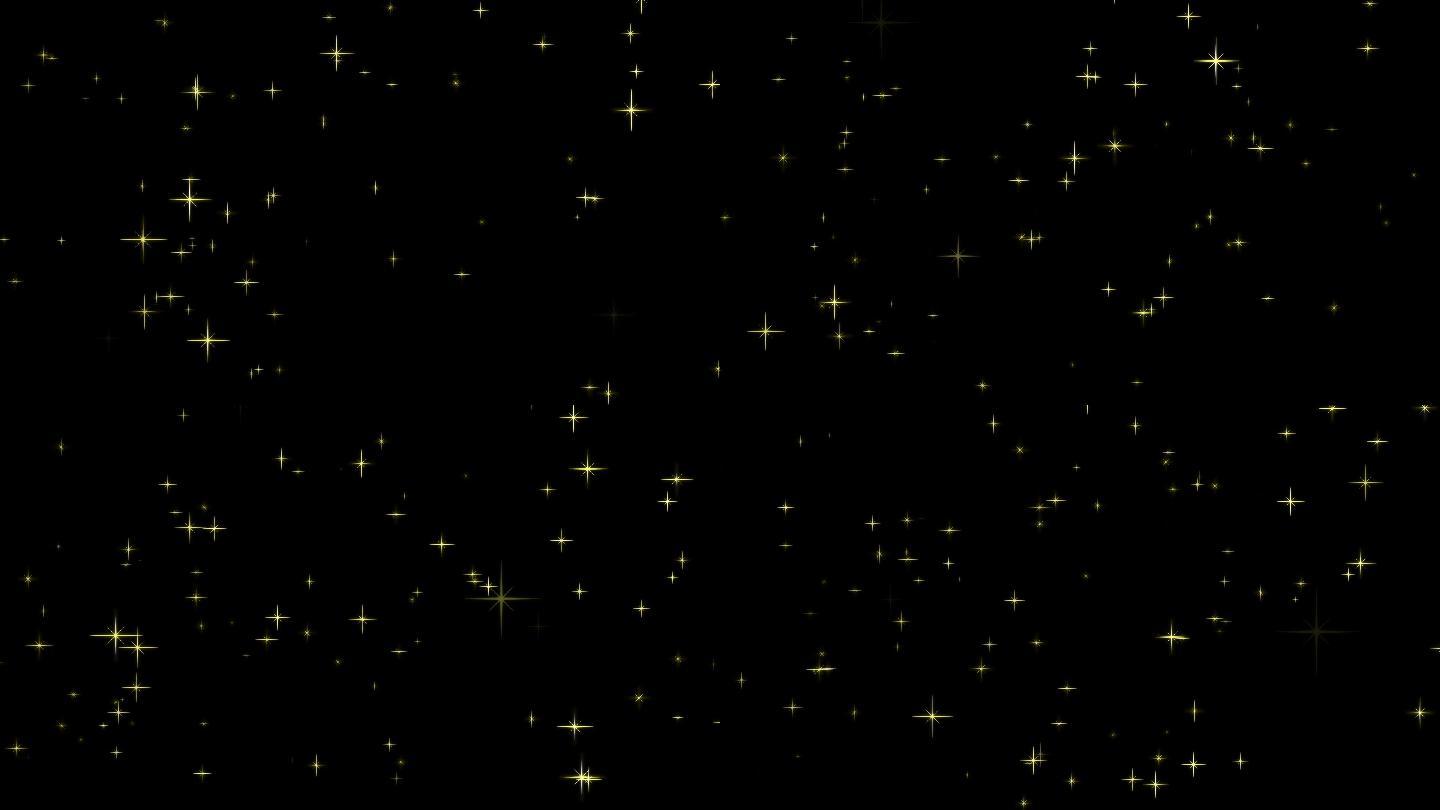 唯美金色星光闪烁透明背景带通道 19x1080 高清视频素材下载 编号 影视包装 Vj师网www Vjshi Com