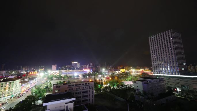 三乡金融中心日景夜景