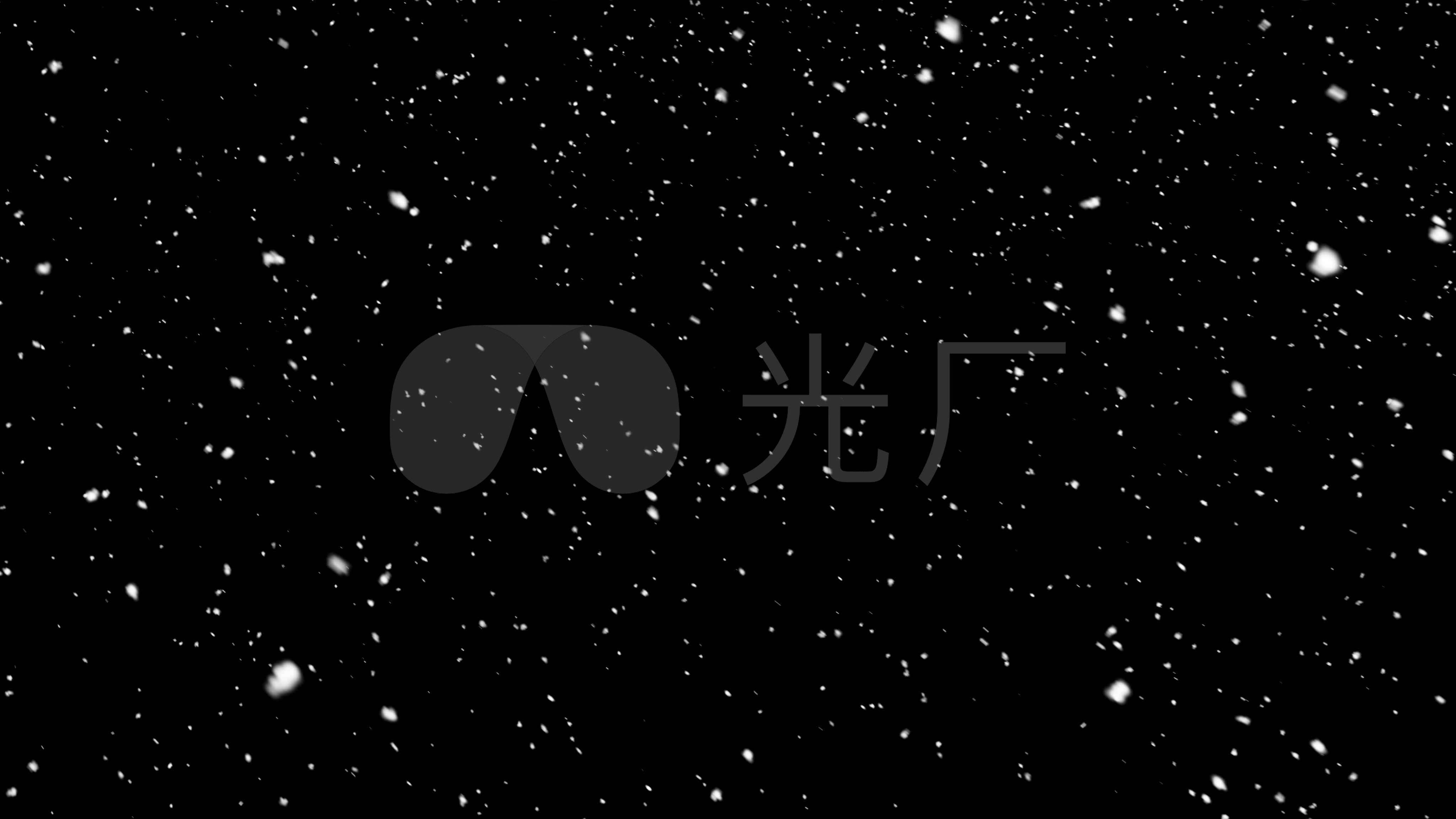 唯美冬季下落飘落雪花飘_4096x2304_高清视频素材下载(编号:2774141)