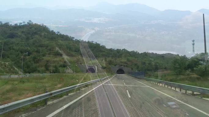河南登汝高速公路隧道拍摄视频