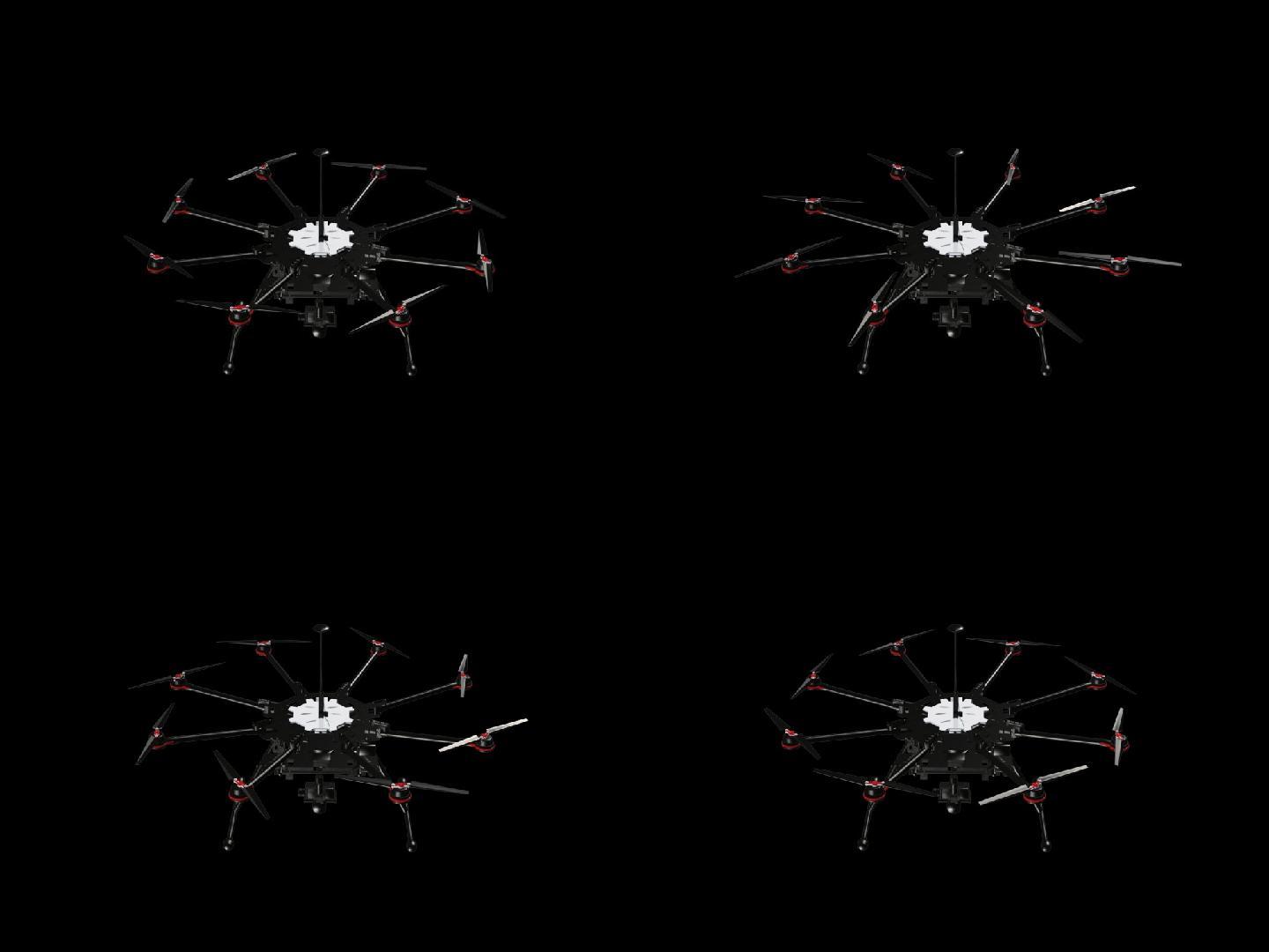 八轴无人机循环飞行动画1
