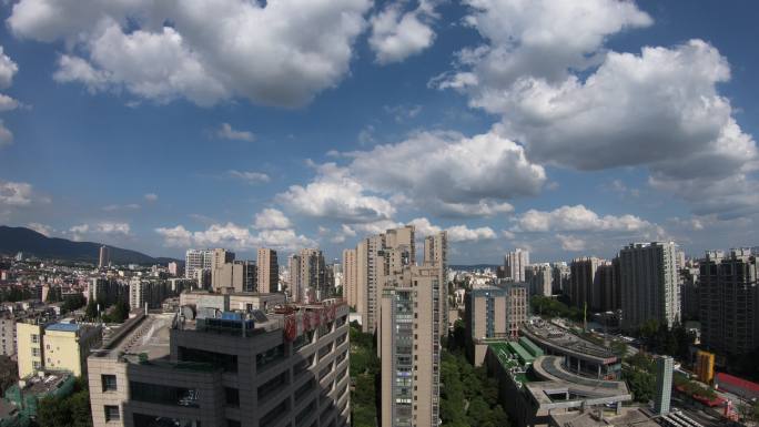 【原创延时】南京城市建筑天空风云变幻