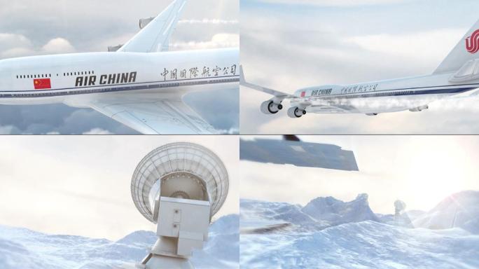 中国民航飞机动画