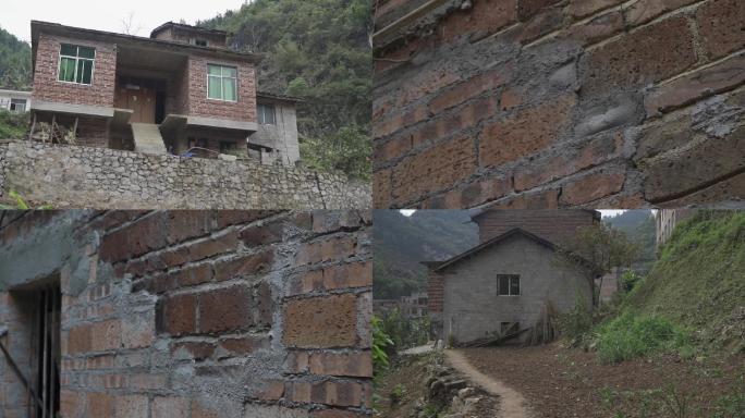 农村砖瓦房高清素材拍摄