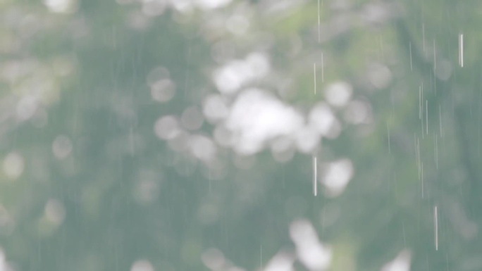 晴天太阳雨循环LED背景