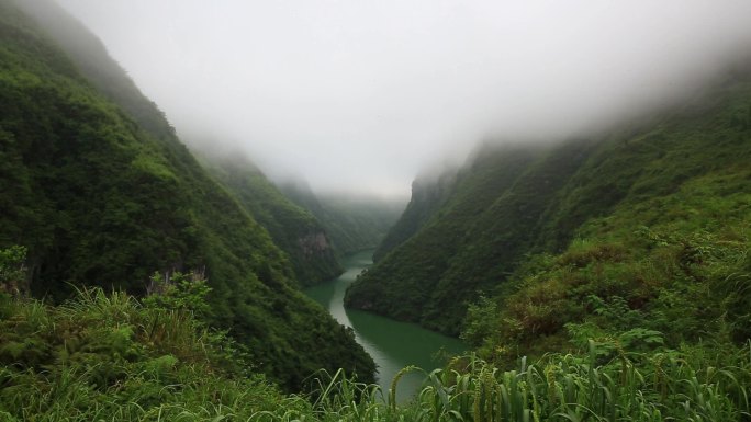 水尾龙鳌河云雾10秒