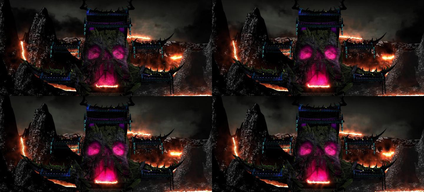 地宫地狱LED背景视频素材